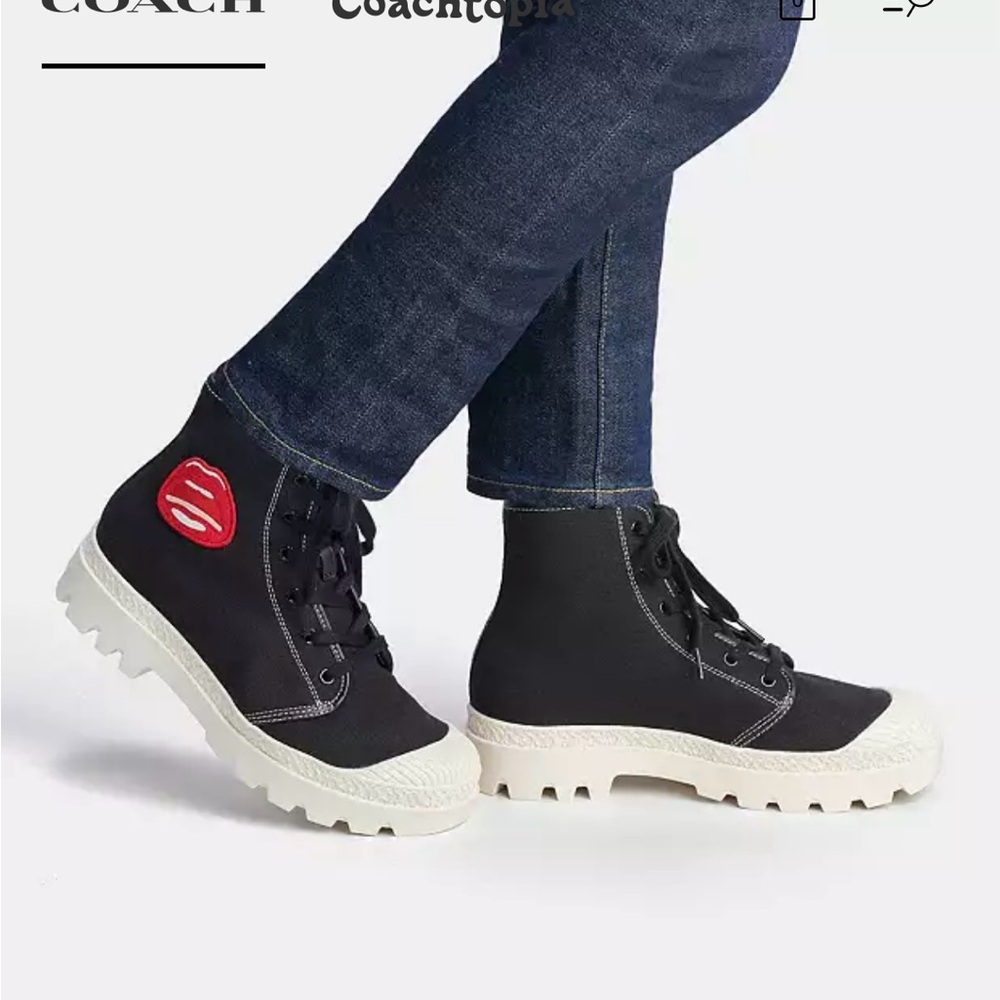 Coach X Tom Wesselmann Trooper Mid Top Boot